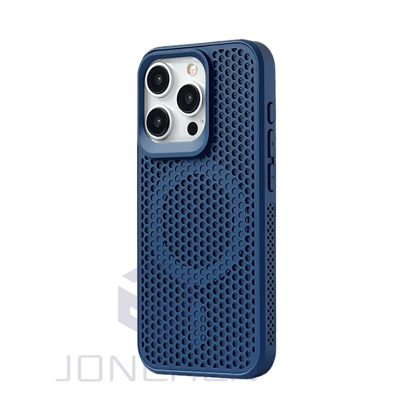 Luxury Cool Breathable Wireless Charging Magnetic Case with Heat Dissipation
