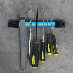 Magnetic Tool Holder Magnet Tool Bar Strip Rack Long Strip Garage Workshops Hardware Storage Strip Tool Organizer Magnet Bar
