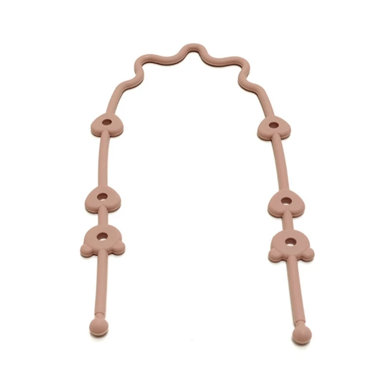 Chaîne sucette pour bébé avec support en Silicone, attache-sucette en Silicone, sangles sécurité, accessoires pour X90C