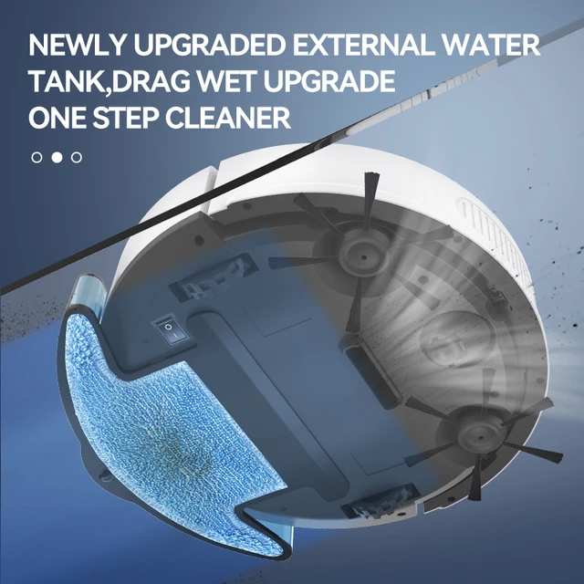 Smart Sweeping Robot APP Remote Auto Vacuum Cleaner with Water Tank Sweep and Wet Mopping Cleaning Mute Electric Floor Sweeper 5