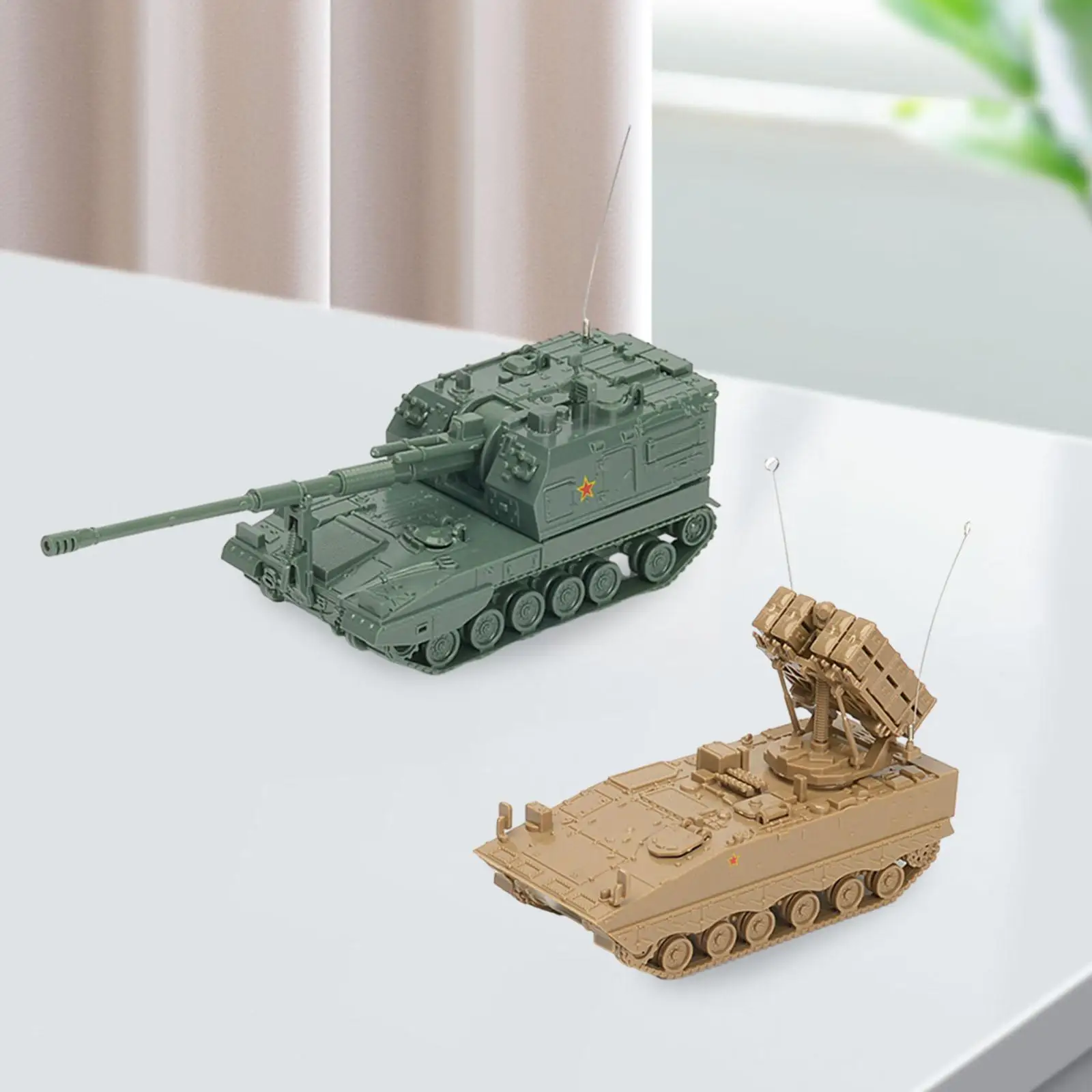 남아용 체중계 건물 모델 키트, 전시용 미니어처 추적 크롤러 전차, 탁상 장식 수집품, DIY 조립 선물, 1:72