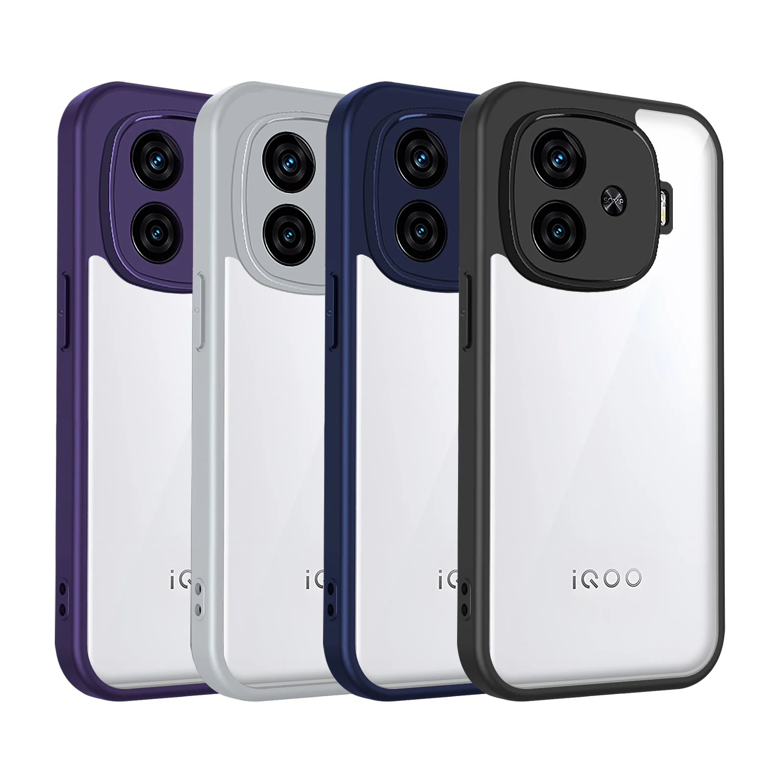 Clear Matte Air Cushion Silicone Bumper Back Cover