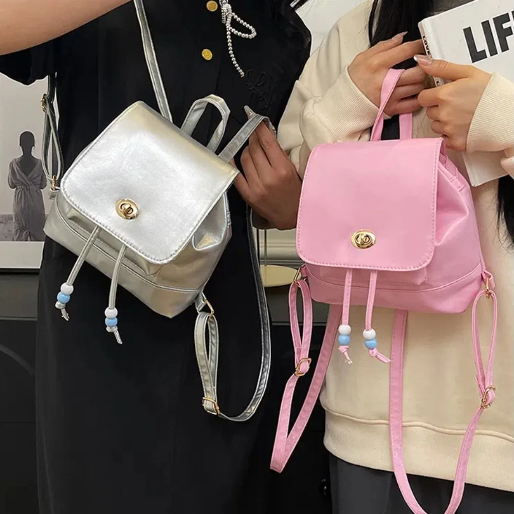 

Женский рюкзак из искусственной кожи, модные многофункциональные вместительные дорожные сумки, однотонные школьные дамские портфели