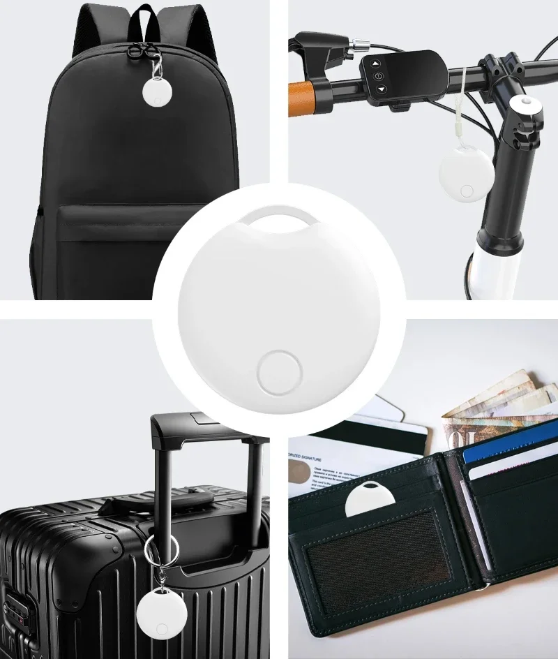 Tiny GPS Tracking Tag for iOS &ndash; Waterproof Apple Find My Device for Keys, Pets & Child Safety