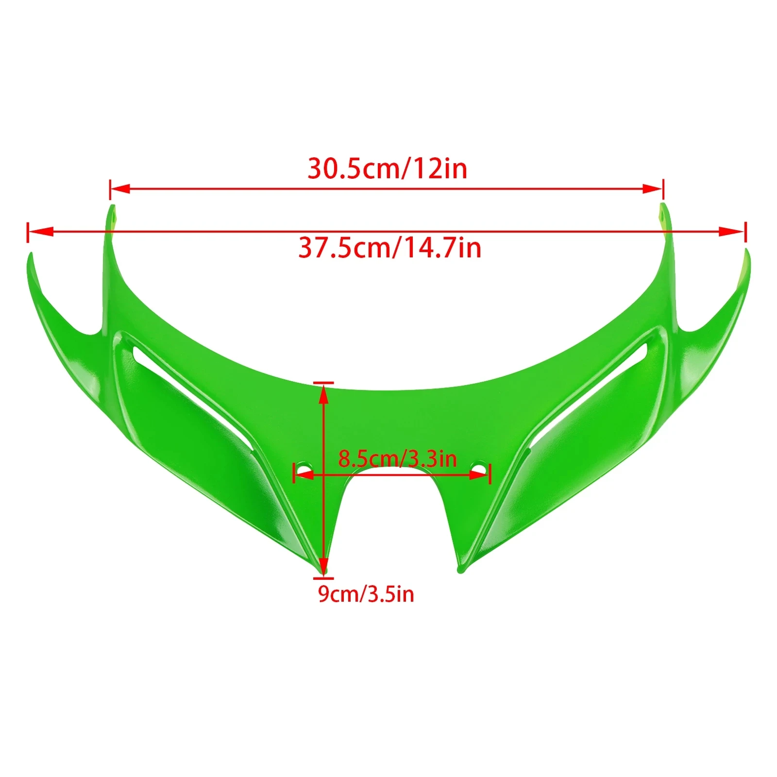 MTKRACING For KAWASAKI Ninja 400 250 NINJA400-Front Fairing Winglets Aerodynamic Wing Shell Cover Protection Guards