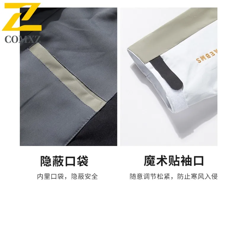 EiAO  Windbreaker Couple's Spring Autumn Windproof Waterproof Outdoor Coat for Hiking Camping Fishing Fashion Sportswear 2025