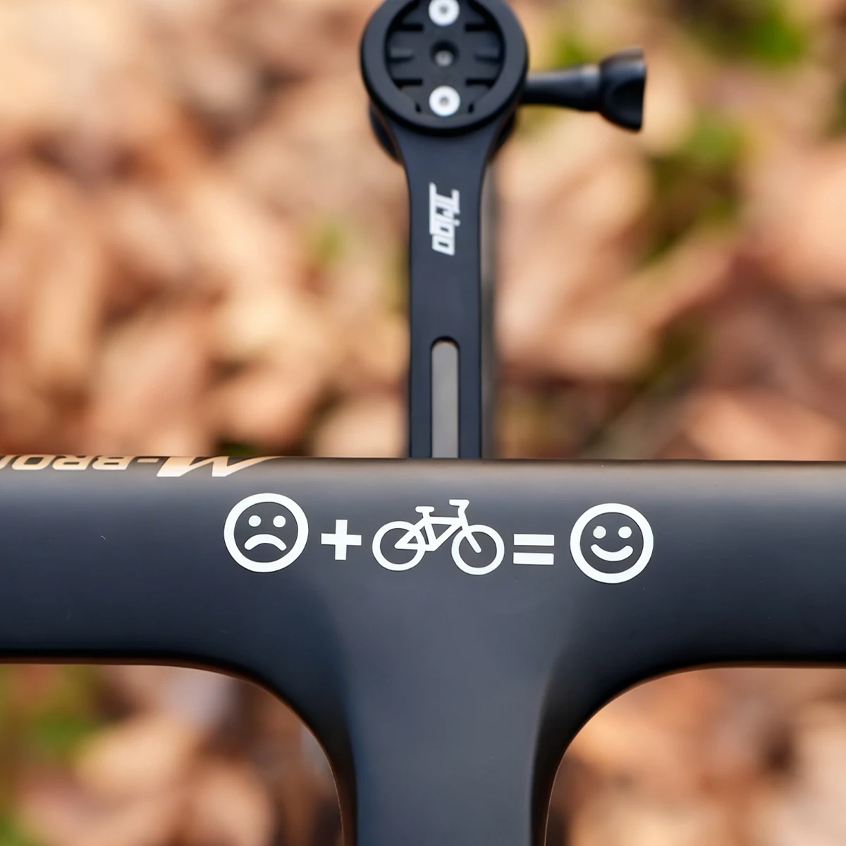 3 Stück/1 Blatt Radfahren macht mich glücklich Fahrradaufkleber wasserdicht Fahrradrahmen Lenker Oberrohr Universal Vinyl Aufkleber Zubehör – Detail 5