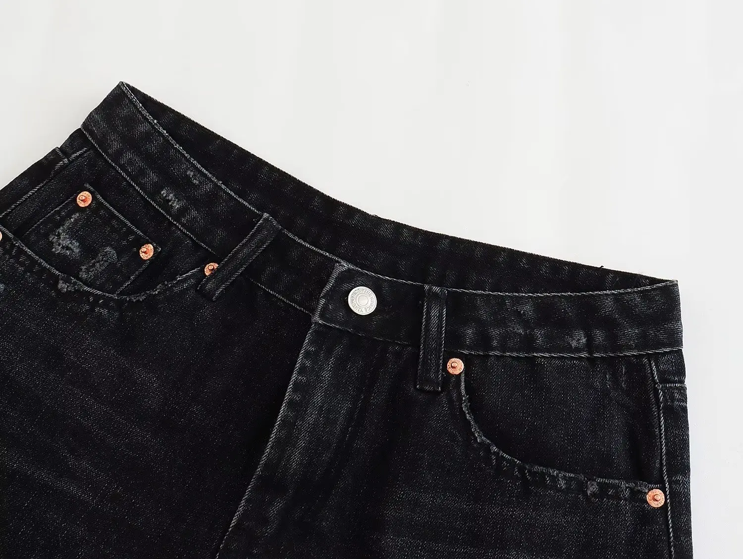 Dave&Di American Retro High Street Fashion Shorts Girls Ripped Denim  Ladies Mom Bermuda Summer Shorts Women