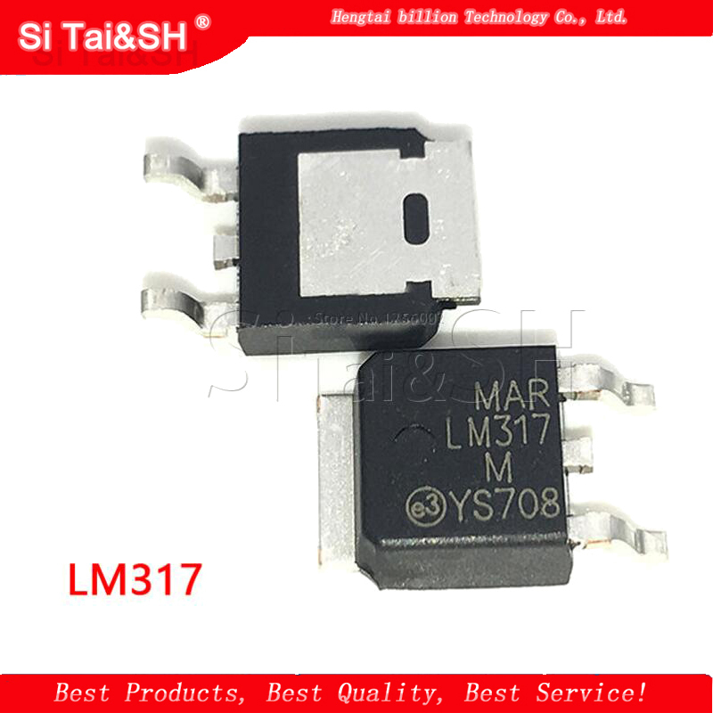 10pcs/lot Lm317 Adjustable Voltage Regulator Smd Transistor To-252 Patch Lm317m New Original - Integrated Circuits