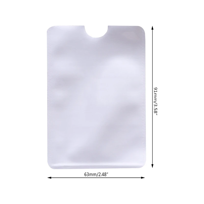 

Business Credit Card Holder RFID Blocking Sleeve Protector Shield Holder for Cas E74B