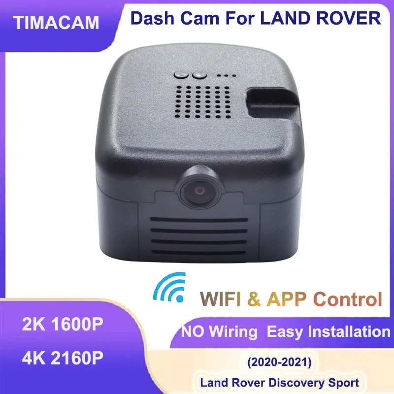 

TIMACAM 2K 4K 2160P Wifi Car DVR Video Recorder for Land Rover Discovery Sport 2020 2021 2022 Dash Cam Camera Easy Installation