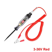  3-36V 6-24V DC Car Truck Voltage Circuit Tester Digital Display Electric Pen Probe Pen Light Bulb Automobile Diagnostic Tools 