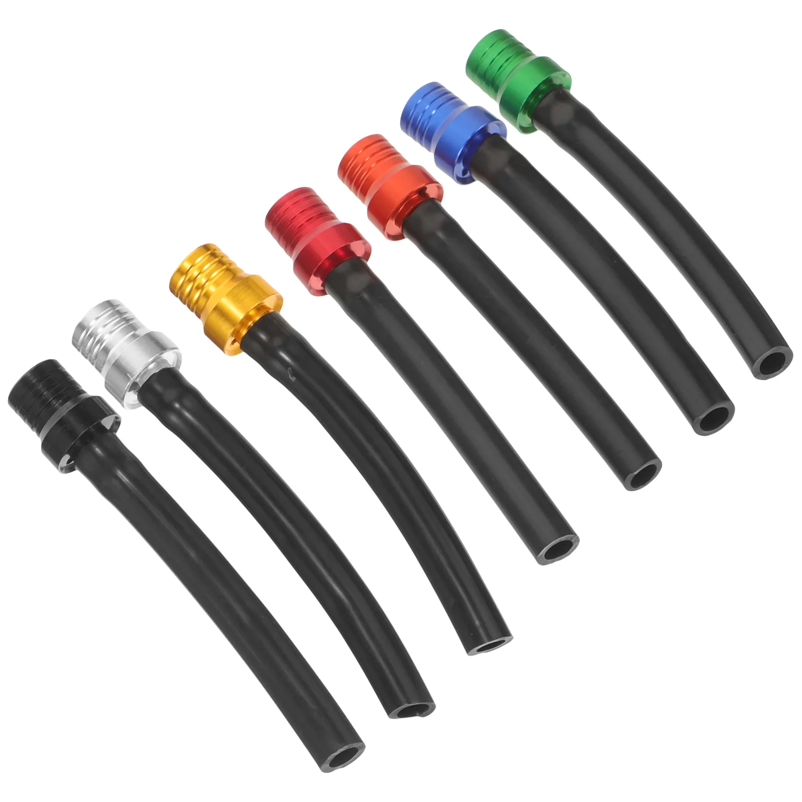 

7 Pcs Motorcycle Fuel Tank Cap Atv Gas Caps Motorbike Vent Breather Hose for Breathable