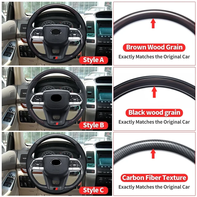 ランドクルーザー　ステアリングホイール ランドクルーザー プラド 150系 後期 ステアリングホイール OP