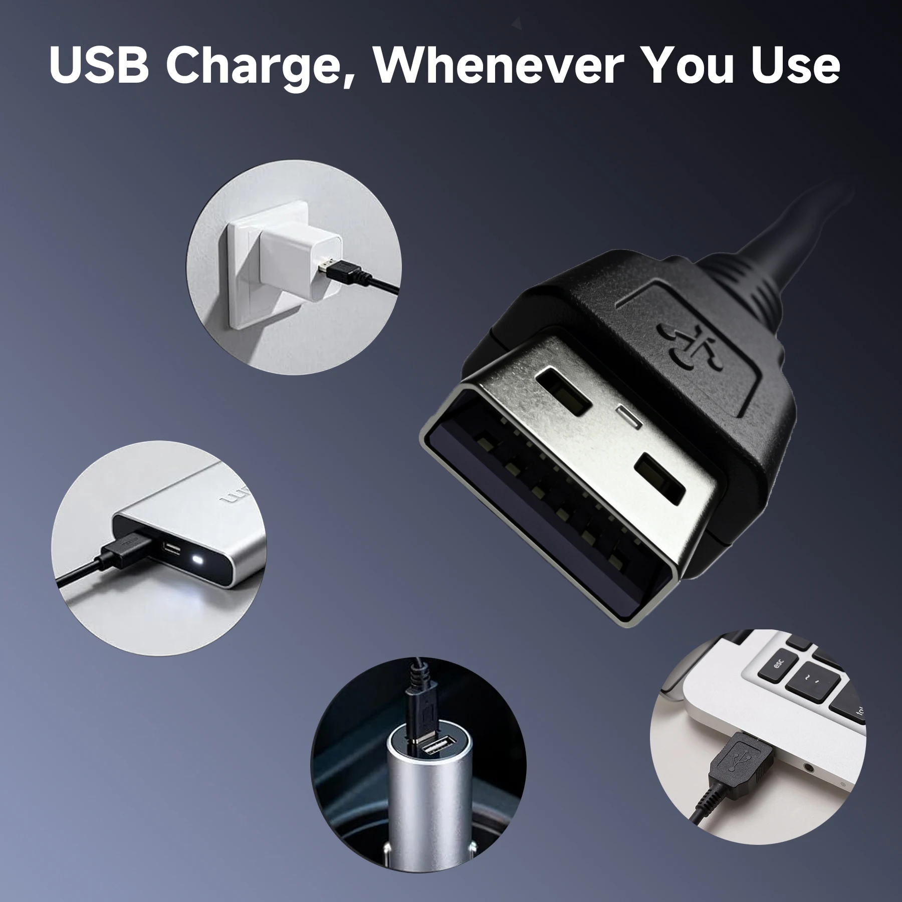 Advanced 4-Slot Smart Battery Charger with Independent Safe Charging and USB-A Connectivity