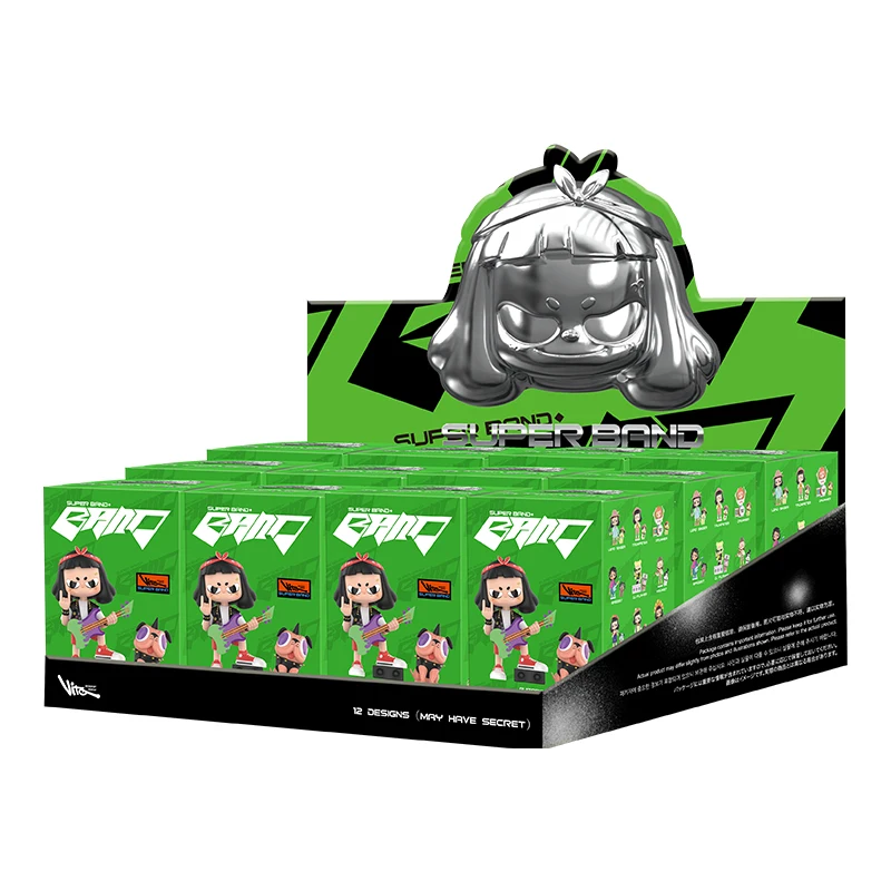 thumbnail image 1 of POP MART Vita Super Band Series Blind Box Guess Bag Mystery Box Toys Doll Cute Anime Figure Desktop Ornaments Gift Collection, 1 of 5