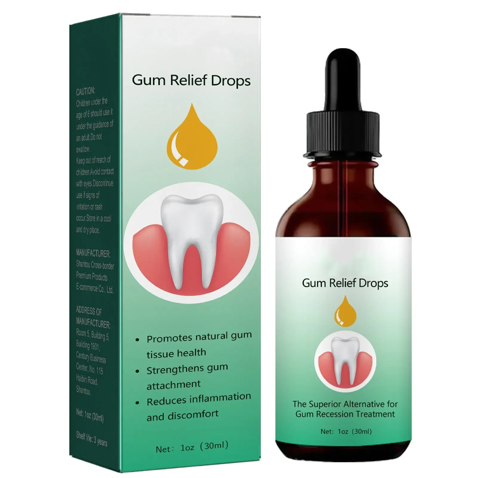 Gingival Repair Drops Quickly Repair Cavities Caries Gingival Swelling Gum Cleaning Care Oral Periodontal Hygiene Remove Stain - 5