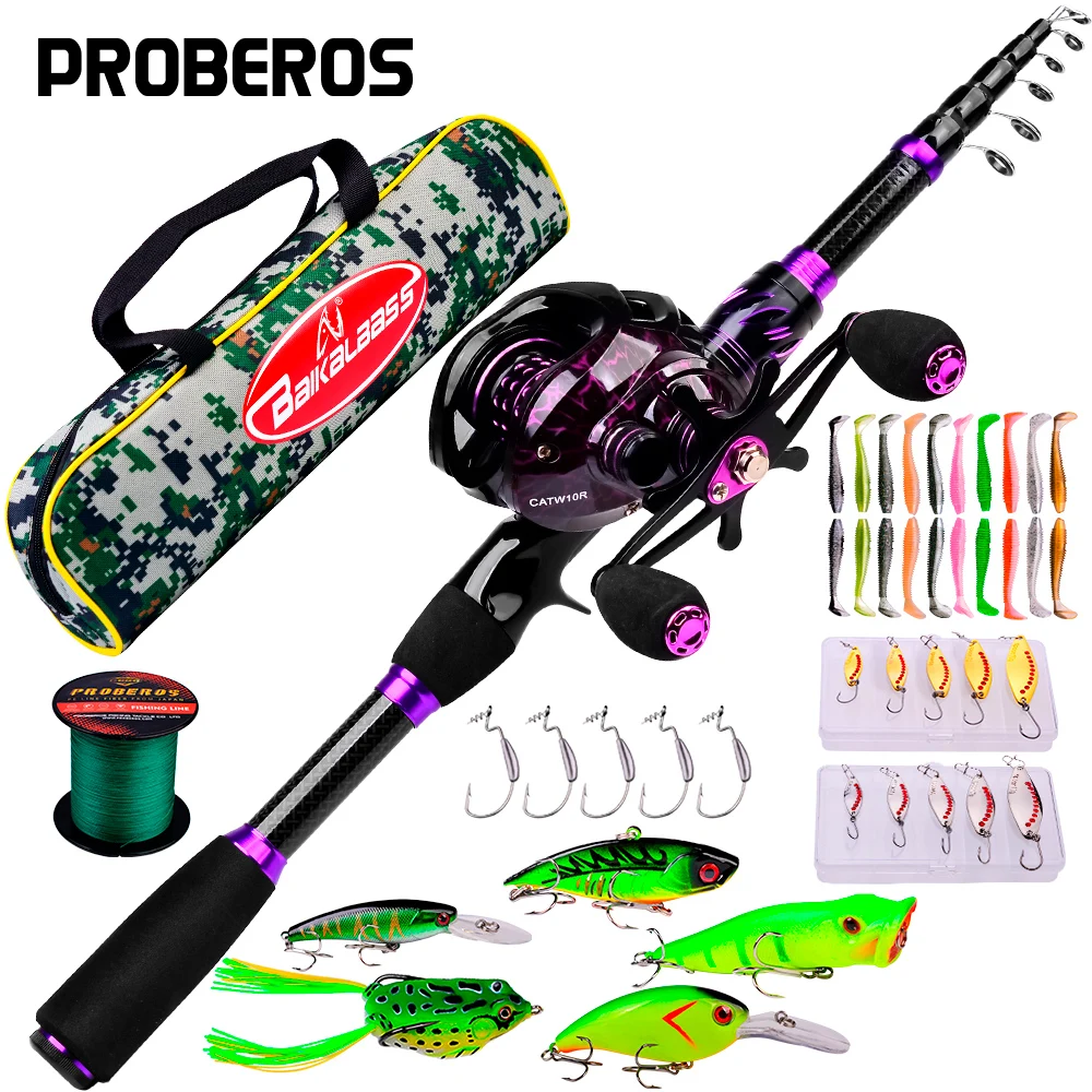  slider image of PROBEROS 2.1m Baitcasting/Spinning Fishing