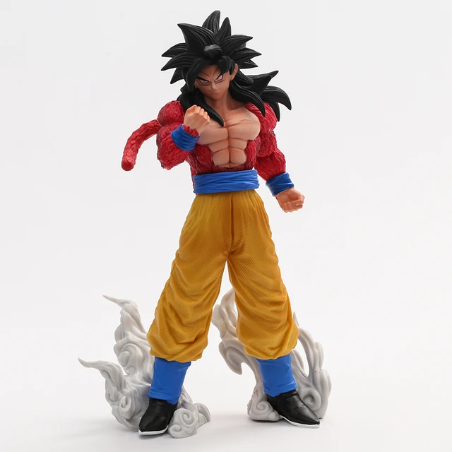 30cm Goku Dragon Ball SSJ4 Son GokuSuper Saiyan 4 PVC Figure Toy Collection  Model Doll - AliExpress