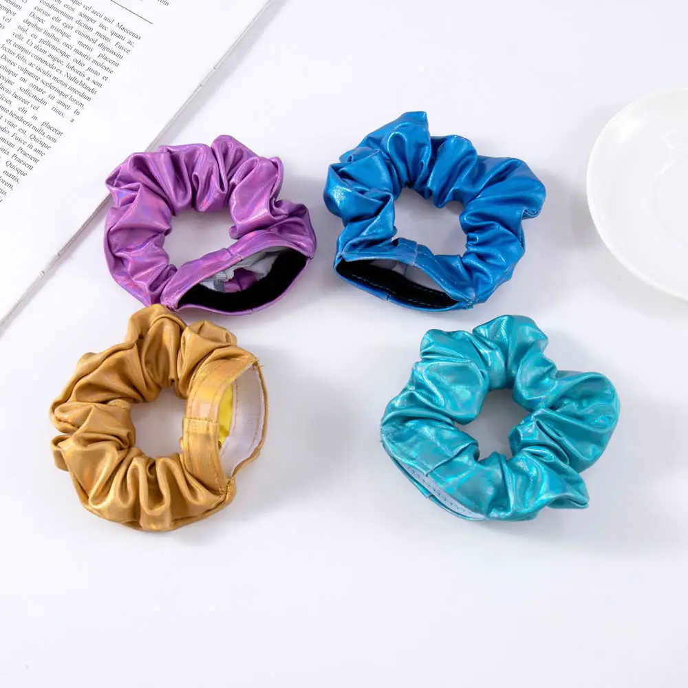 Hair Scrunchie ⁣⁣⁣⁣Hidden Storage Compartment Sight Secret Hair Tie With Stash Pocket Travel Diversion Stash Safe Container