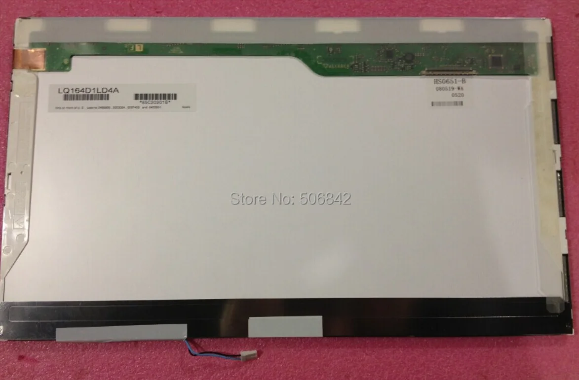 

ЖК-экран для ноутбука 16,4 дюйма LQ164D1LD4A для S @ ny vgn-fw серии 1600*900 30 контактов