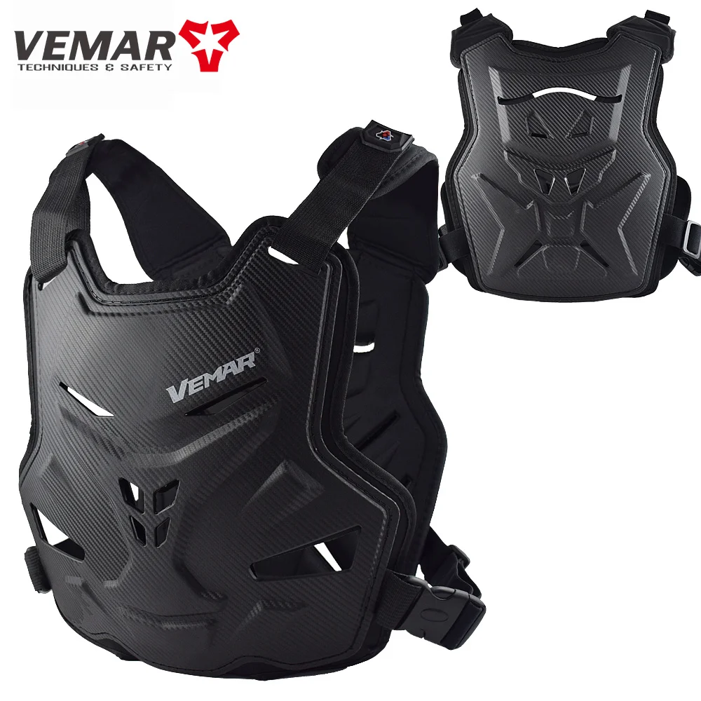Vemar New Motorcycle Jacket Racing Armor Chest Back Protector Moto Body Armor Vest Adult Motocross Cycling Elbow & Knee Pads
