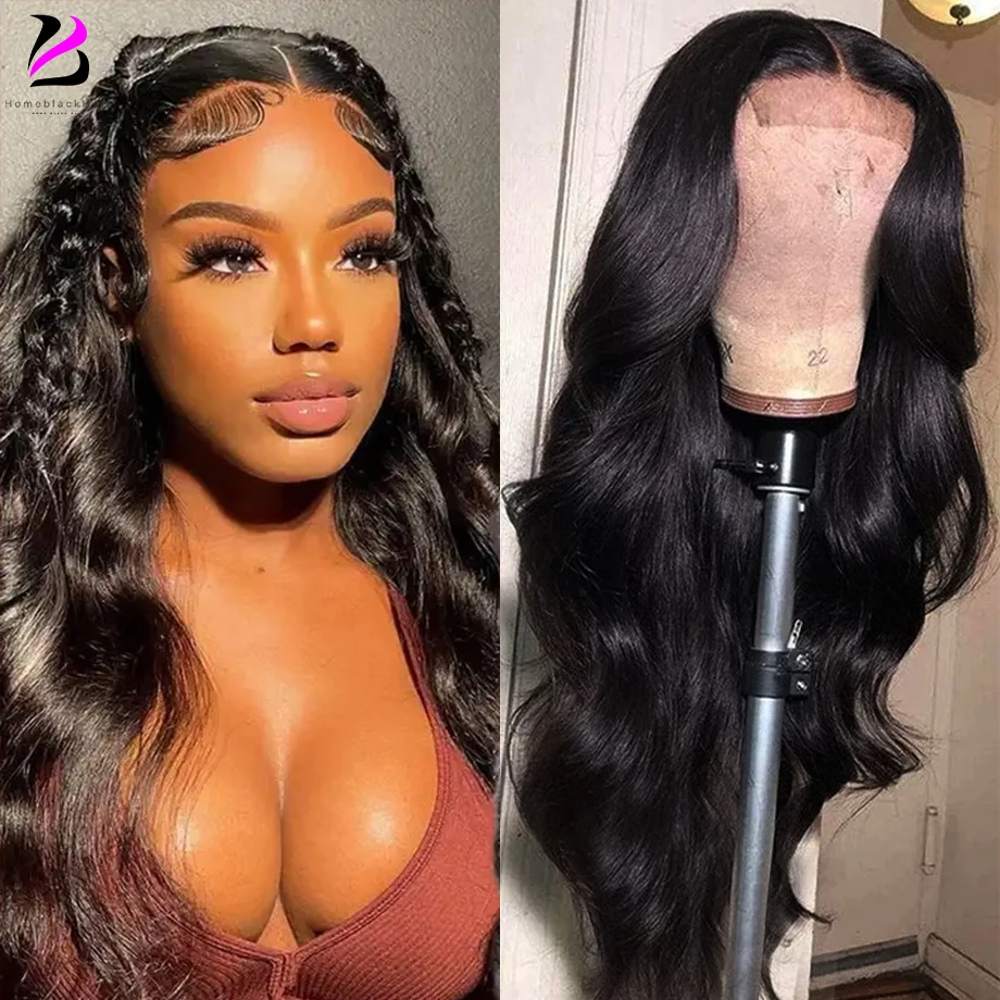 

Body Wave 13x4 Transparent Lace Front Human Hair Wigs Brazilian Remy Water Wave Frontal For Women 4x4 5x5 Closure Wig 250%