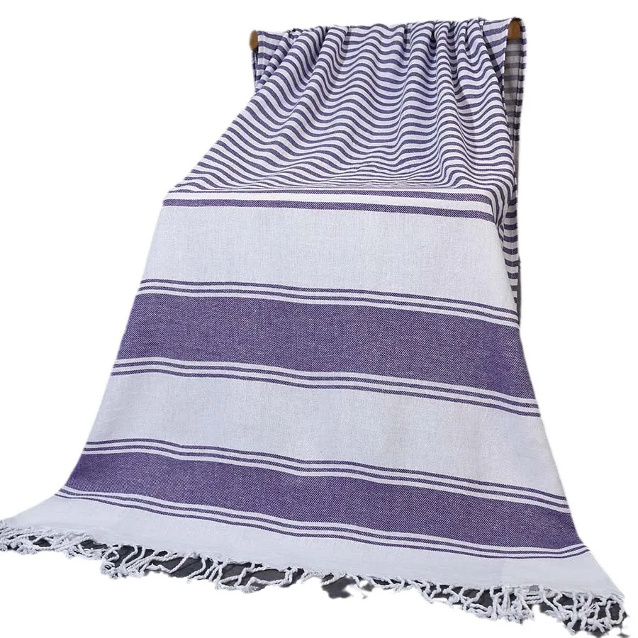 Türk Pamuklu Plaj Havlusu 90*180CM Sauna Spa Spor Salonu Spor Fitness Saçaklı Banyo Havlusu Mutfak Yumuşak Emici Hızlı Kuruyan Havlular