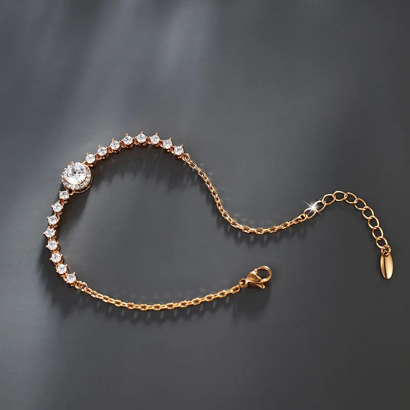

Micro set full of zirconia exquisite bracelet senior sense of luxury fashion niche design temperament bracelet