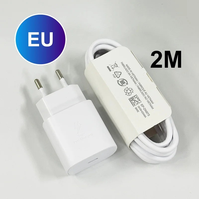 High-Speed 25W USB-C Fast Charger with Multiple Cable Length Options