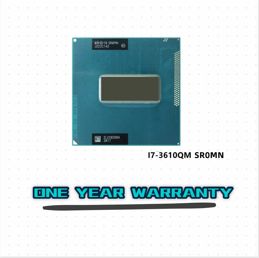 Intel Core I7-3610qm I7 3610qm Sr0mn 2.3 Ghz Quad-core Eight-thread Cpu ...