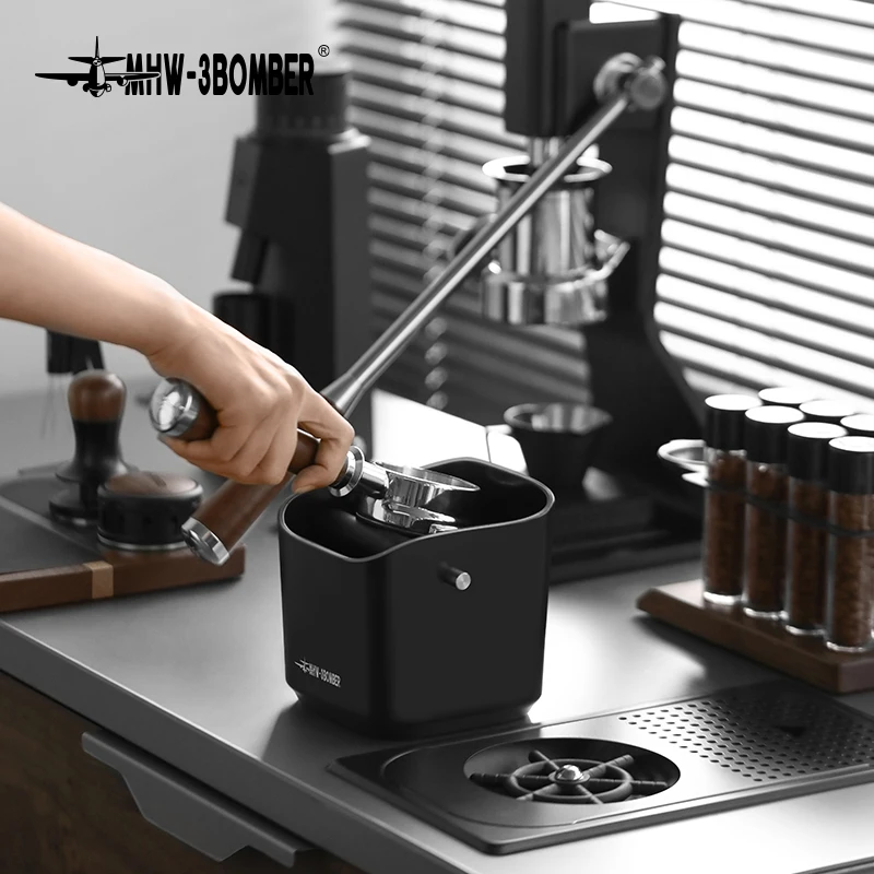 MHW-3BOMBER 1.2L Coffee Grind Box - Square Anti-Sl...