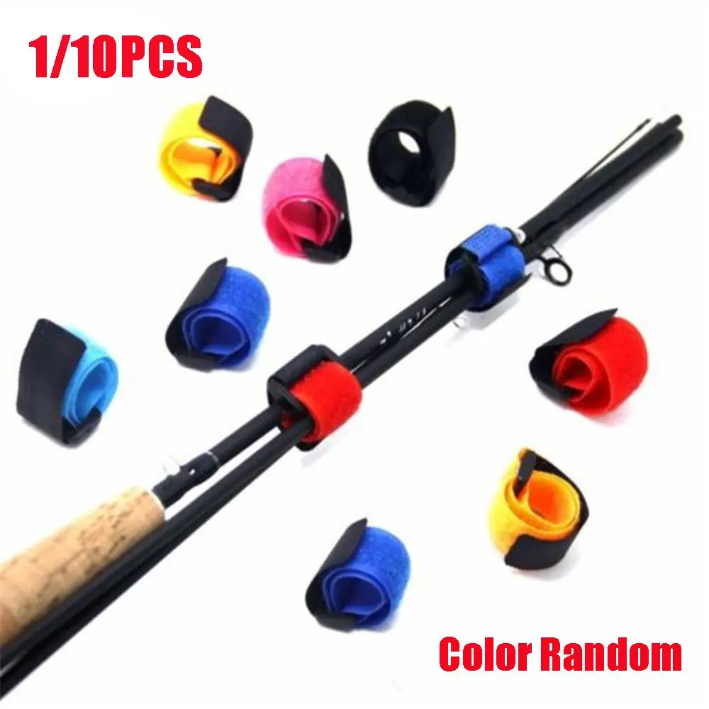 

Multicolor Firm Bandage Stick Nylon Reusable Belt Fishing Rod Tie Holder