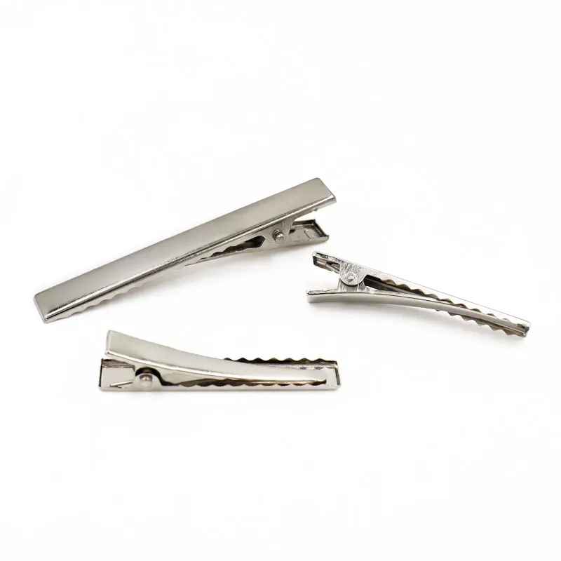 Metal crocodile clips cable lead testing metal alligator clips clamps hair hairpins 35mm-75mm 50pcs/lot