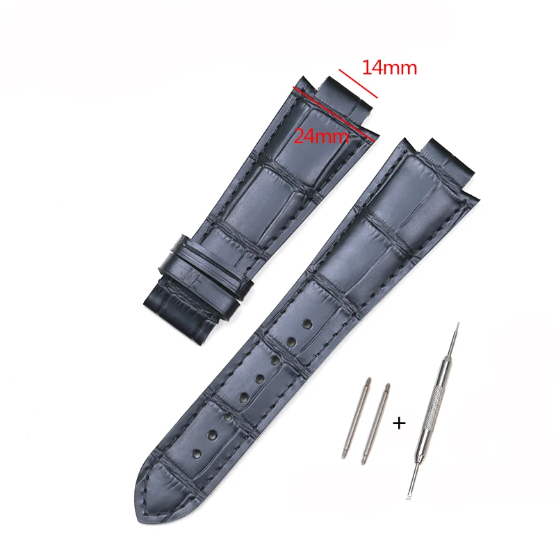 

Ремешок кожаный для Tissot T60, 24 х14 мм, L875/1853 K