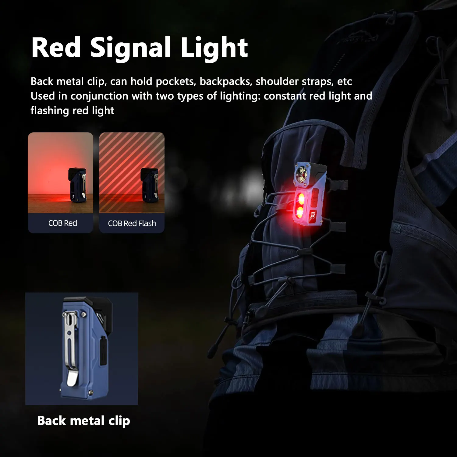 BORUIT EV20L Mini zaklamp met groene straal, 1100 lumen oplaadbare EDC- zaklamp, stromende zijlamp met clip, IP66 waterdicht, magnetische staart, voor kamperen, repareren, hondenuitlating, noodgeval