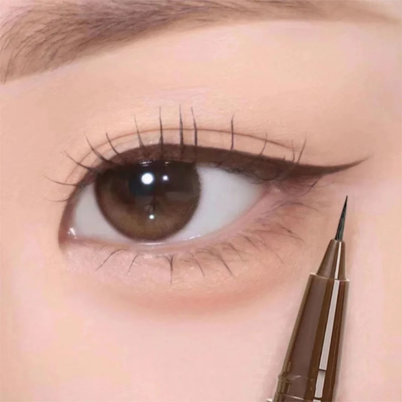 0.01mm Waterproof Matte Liquid Eyeliner Ultra-thin Quick Dry Glitter Lying Silkworm Lower Eyelash Pencil Eyes Makeup Cosmetic