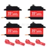 Waterproof 20KG 25KG 30kg 35kg 60KG Servos 180 270 360 Degree Large Torque Digital Servo Metal Gears 25T Arm For RC Car Truck 1