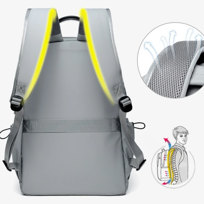 Bestway sac à dos hommes 15 litres 47 x 25 cm textile noir/jaune