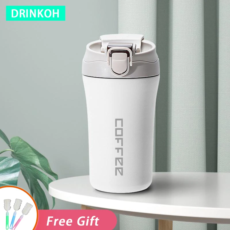 Stainless Steel Vacuum Mug Keep Cold and Hot Leak-Proof Thermos Travel  Thermal Vacuum Coffee Insulated Cup Bottle Drinkware - AliExpress