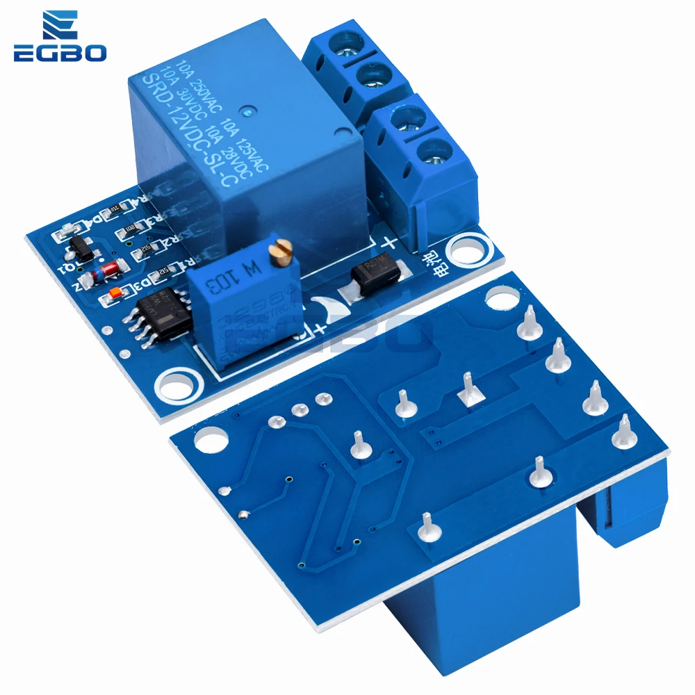 DC 12V Battery Undervoltage Low Voltage Cut off Automatic Switch Recovery Protection Module Charging Controller Protection Board