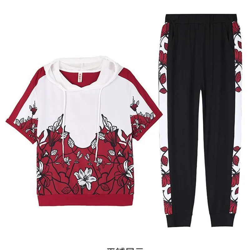 Leisure Sports Summer Suit for Women's 2024 New Fashionable and Sportsweater Hooded Belly Covering High end Running Clothing Set