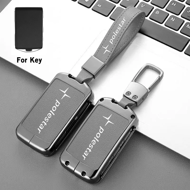 

2023 car key bag badge polestar 2 key cover with logo for volvo polestar key shell 2024 polestar 1 3 protection key holde emblem