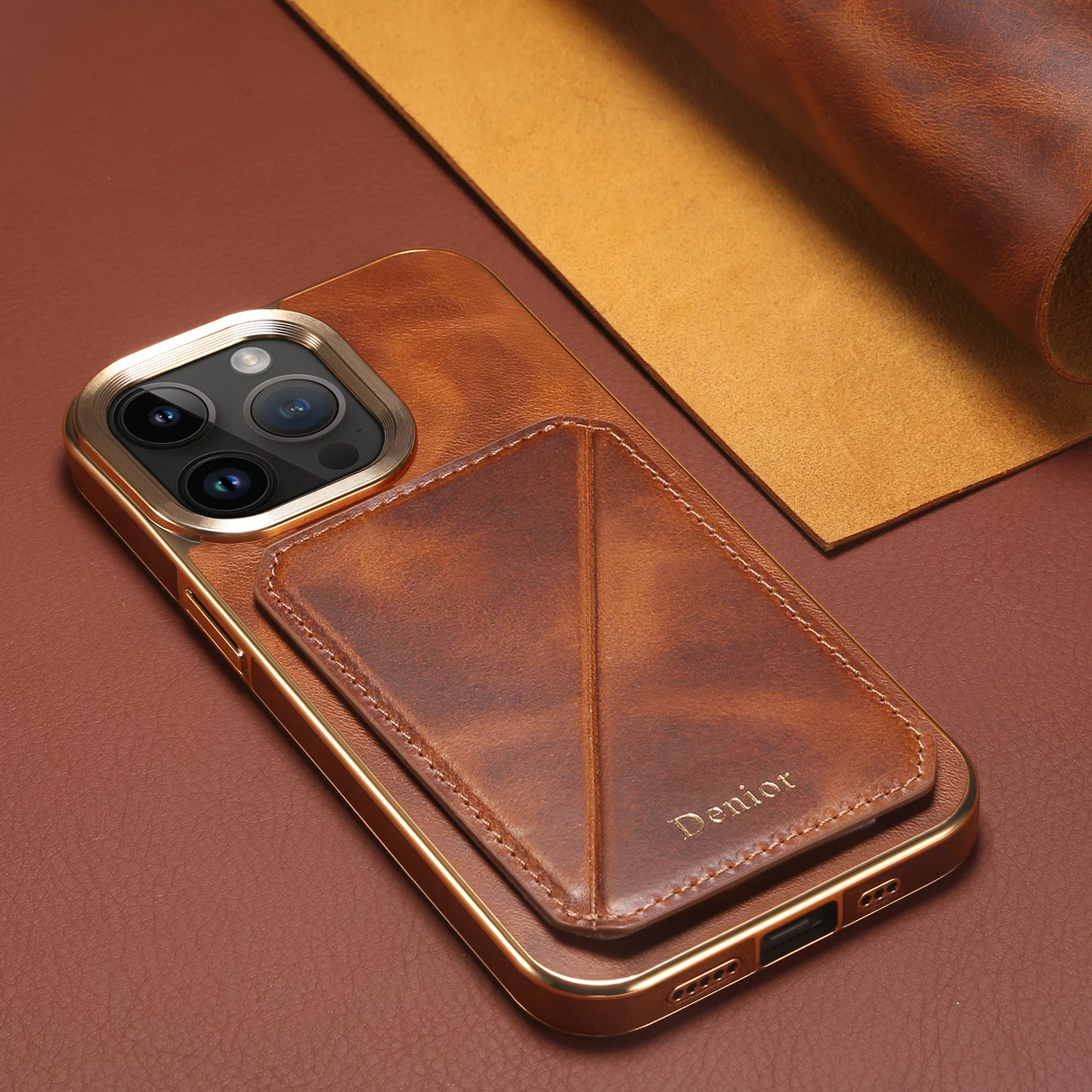 GRECAZO Custodia magnetica sottile adatta per iPhone 15 Pro Max 6,7