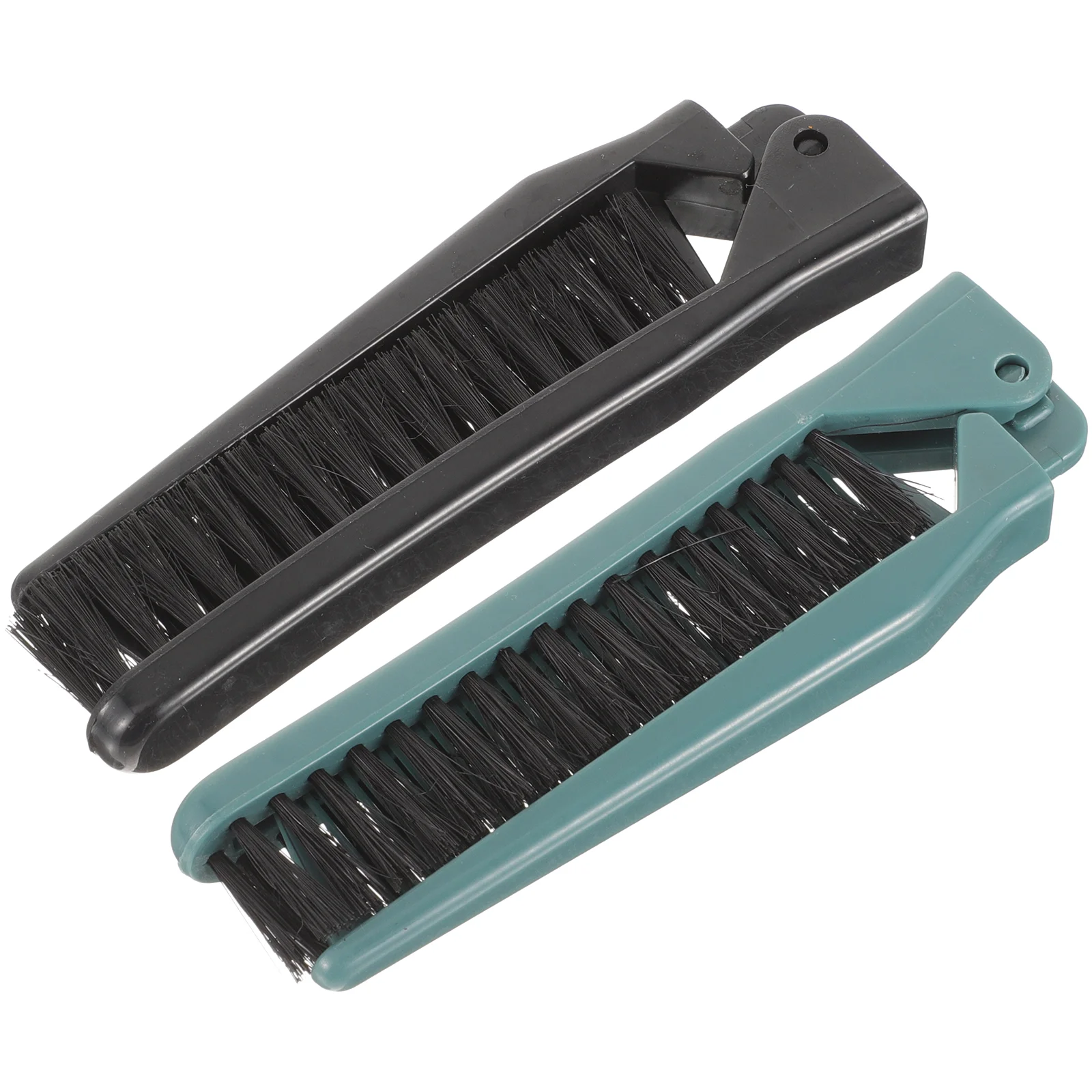 

2Pcs Portable Folding Portable Hair Brush Tool Barber Hair Styling Gadget Professional Hairdressing Portable Hair Brush