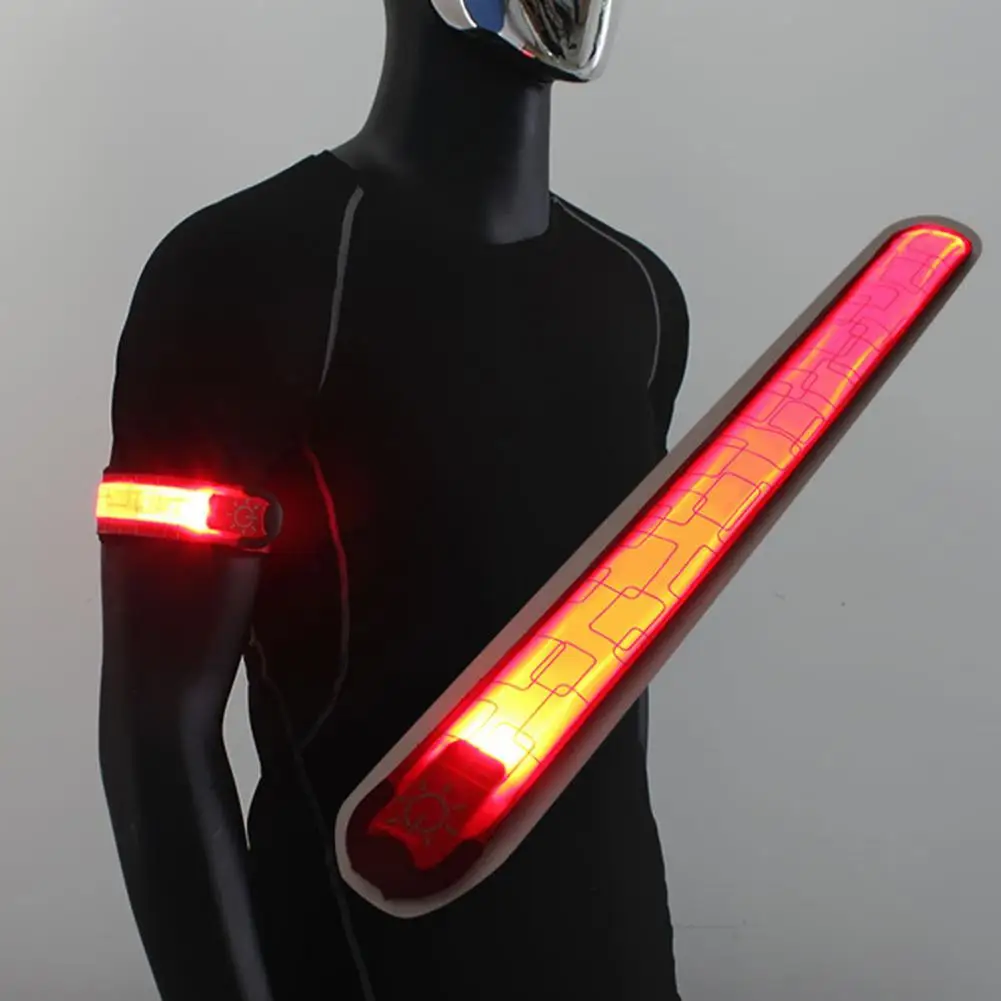 Reflective Arm Bands Reflective Safety Light LED Bracelet Night Safety High Brightness Flashing Outdoor Sports Running