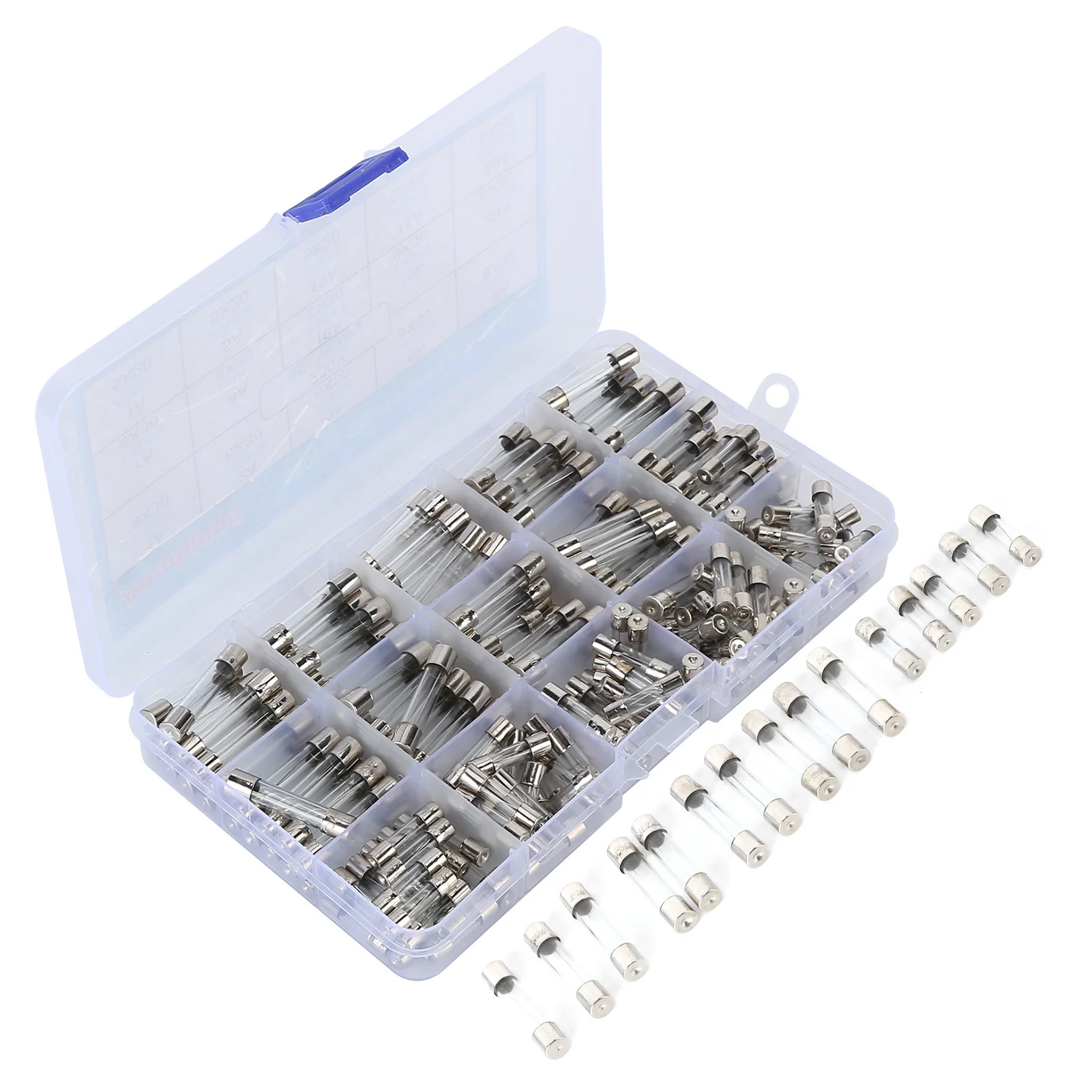 auto Kit glass Assortment Kit Safety Glass Tube 6x30mm 5x20mm Accessory Set for Instrument for Automobile