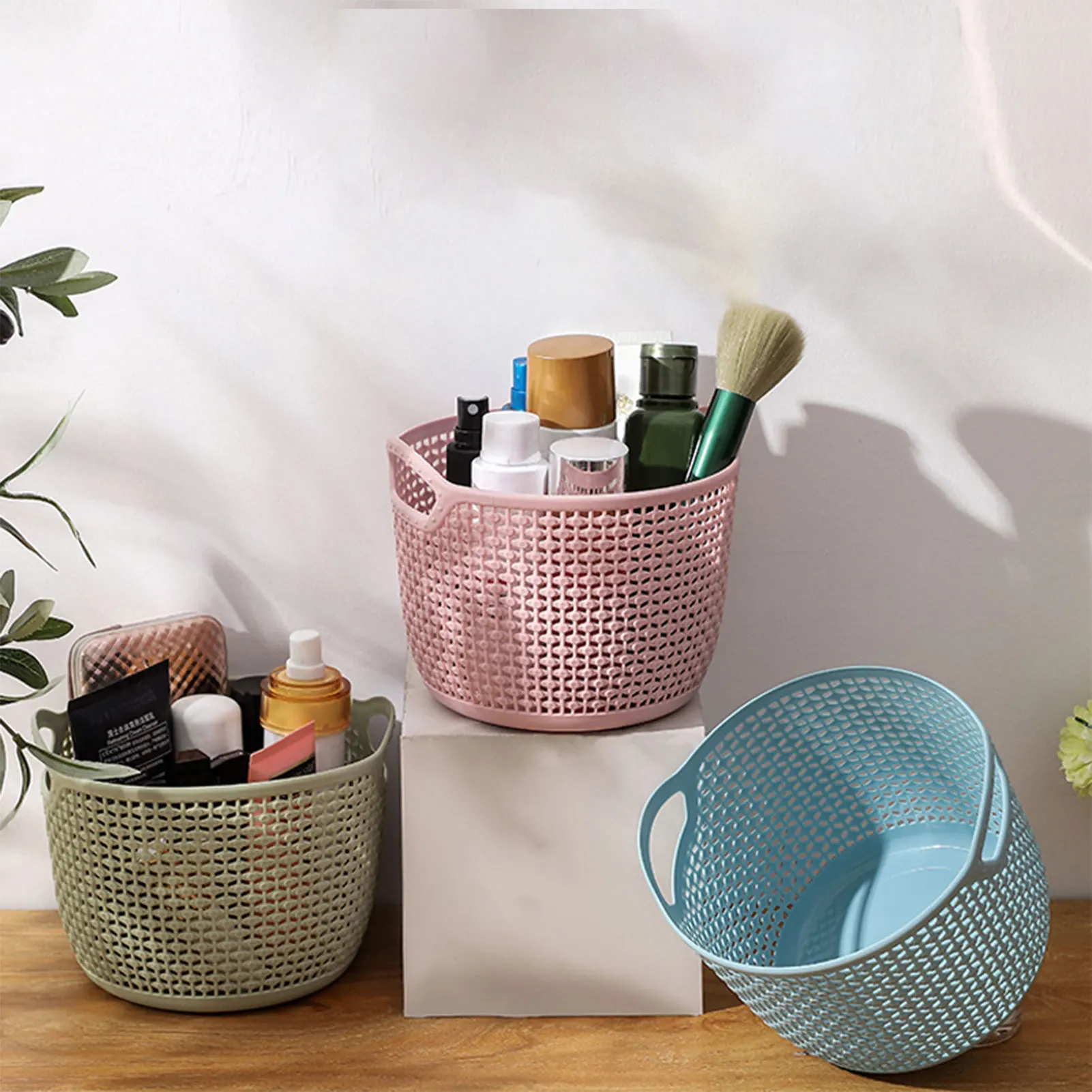 Bathroom Storage Baskets, Bathroom Baskets for Toiletries, Storage