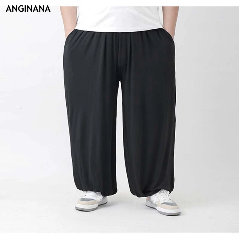 Summer Plus Size 12XL 180KG Men's Pants Pocket Large 6xl 8xl 10xl Loose Big Elastic Sports Blue Grey Pants 50 52 3
