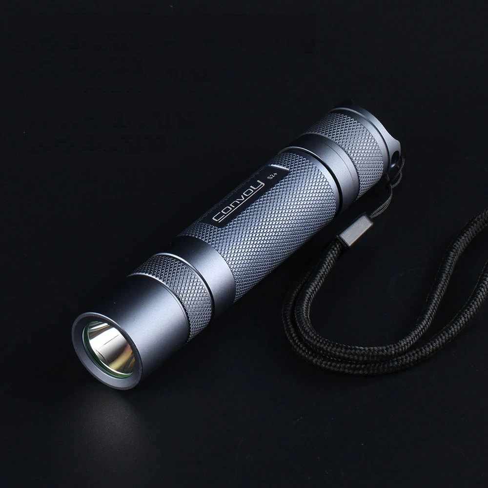 

Convoy S2+ 519A LED Flashlight 12 Group Modes 1240LM Powerful LED Torch light Outdoor Camping Lamp Lantern for 18650 battery